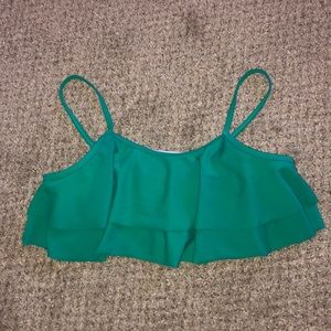 Sheikini swimsuit ruffled top